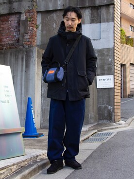 須山さん（メンズ・177cm）の冬コーディネート