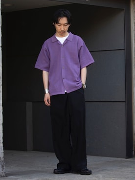 須山さん(メンズ・177cm)の春コーディネート