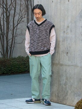 須山さん（メンズ・177cm）の春コーディネート