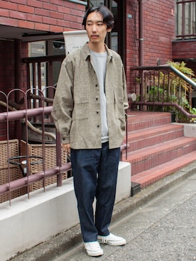 須山さん（メンズ・177cm）の夏コーディネート