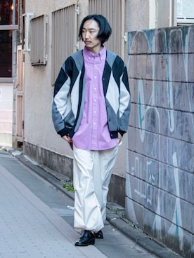 須山さん（メンズ・177cm）の冬コーディネート