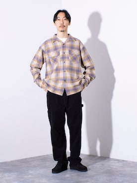 「SMITH'S AMERICAN（スミスアメリカン）のアイテム」を使った、須山さん（メンズ・177cm）の夏コーディネート