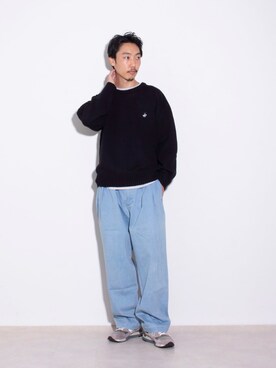 「New Balance」｜須山さん（メンズ・177cm）の秋コーディネート