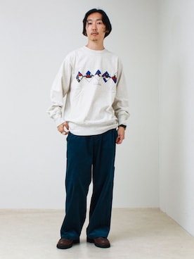 須山さん(メンズ・177cm)の秋コーディネート