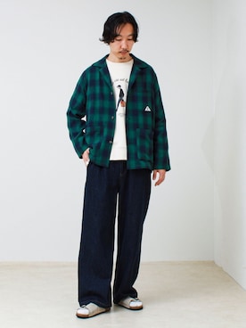 須山さん(メンズ・177cm)の秋コーディネート