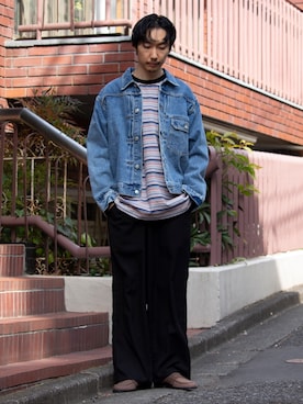 須山さん（メンズ・177cm）の冬コーディネート