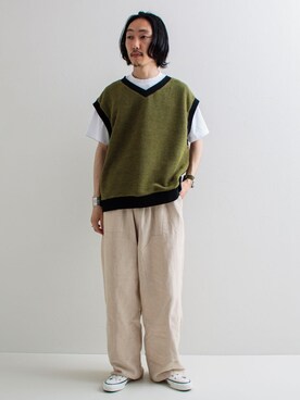 須山さん（メンズ・177cm）の春コーディネート