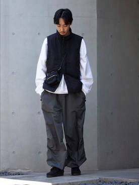 須山さん(メンズ・177cm)の冬コーディネート