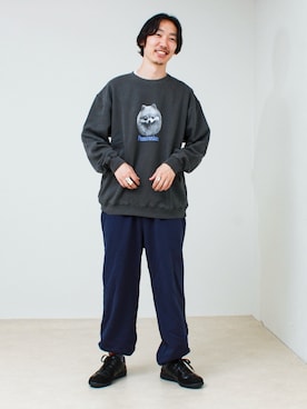 須山さん(メンズ・177cm)の夏コーディネート