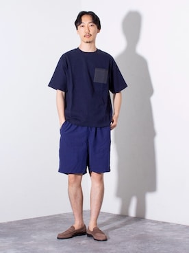 須山さん(メンズ・177cm)の夏コーディネート