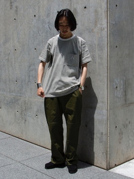 須山さん(メンズ・177cm)の夏コーディネート