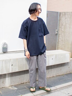 須山さん(メンズ・177cm)の夏コーディネート