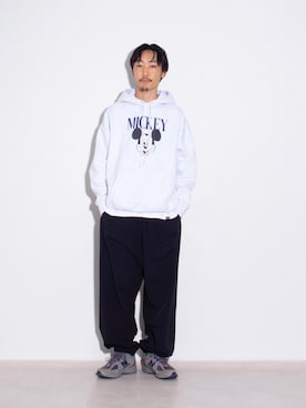 「ミッキー」｜須山さん（メンズ・177cm）の秋コーディネート