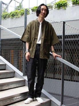 須山さん（メンズ・177cm）の夏コーディネート