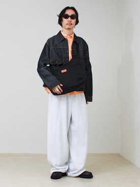 須山さん(メンズ・177cm)の夏コーディネート