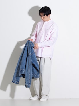 須山さん(メンズ・177cm)の春コーディネート