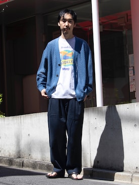 須山さん（メンズ・177cm）の春コーディネート