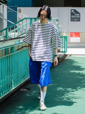 須山さん（メンズ・177cm）の夏コーディネート