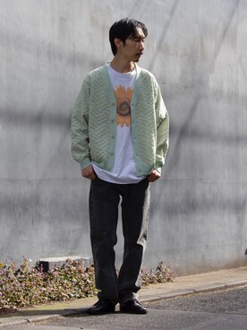 須山さん(メンズ・177cm)の春コーディネート