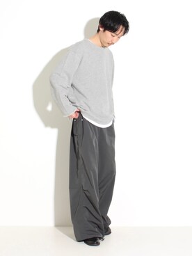 須山さん(メンズ・177cm)の冬コーディネート