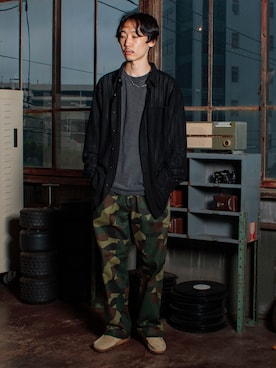 須山さん（メンズ・177cm）の秋コーディネート