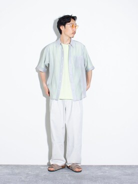 須山さん（メンズ・177cm）の夏コーディネート