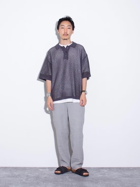 須山さん（メンズ・177cm）の夏コーディネート