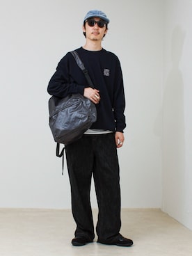 須山さん(メンズ・177cm)の夏コーディネート