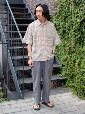 須山さん（メンズ・177cm）の夏コーディネート