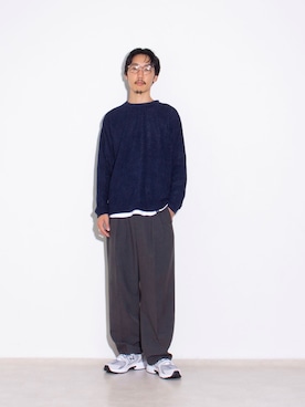 「New Balance」｜須山さん（メンズ・177cm）の秋コーディネート