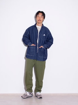 須山さん（メンズ・177cm）の秋コーディネート