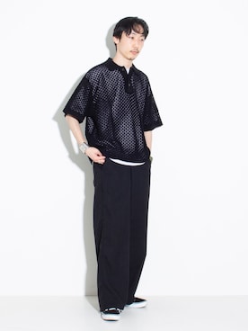 須山さん(メンズ・177cm)の春コーディネート
