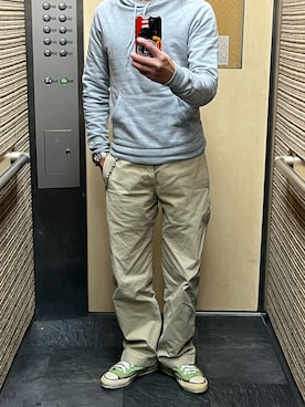 「CHROME HEARTS（クロムハーツ）のアイテム」を使った、cacchiさん（メンズ・165cm）の冬コーディネート