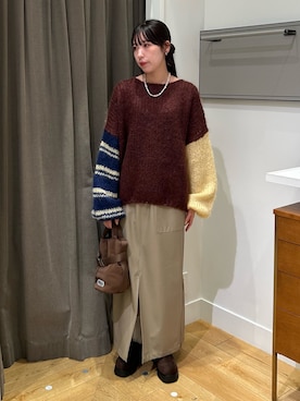 「CHIGNON（シニヨン）のアイテム」を使った、みゆさん（レディース・160cm）の秋コーディネート