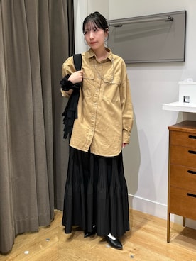 「ROSE BUD（ローズバッド）のアイテム（トップス）」を使った、みゆさん（レディース・160cm）の春コーディネート