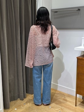 「ROSE BUD（ローズバッド）のアイテム（パンツ）」を使った、みゆさん（レディース・160cm）の春コーディネート