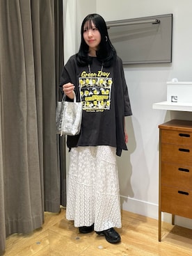 「GOOD ROCK SPEED（グッドロックスピード）のアイテム」を使った、みゆさん（レディース・160cm）の春コーディネート