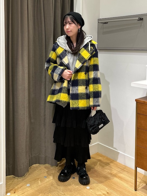 セール】SHAGGY CHECK COAT（その他アウター）｜ROSE BUD（ローズ