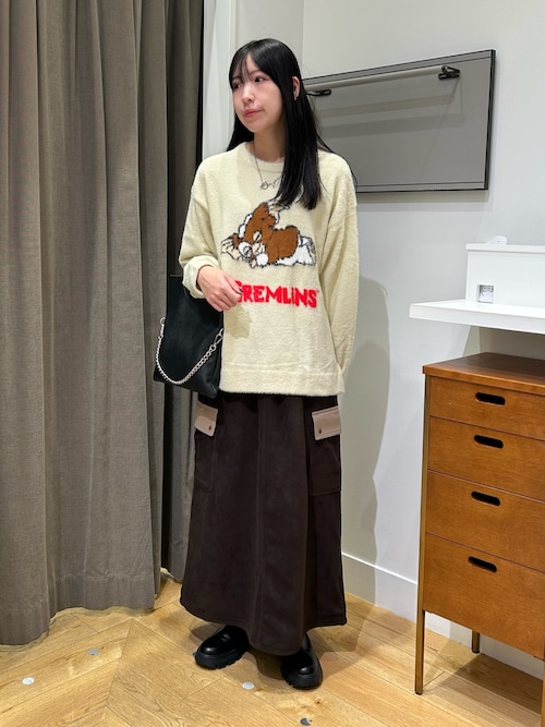 セール】(SPALDING x ROSE BUD)FLEECE SKIRT（スカート）｜SPALDING