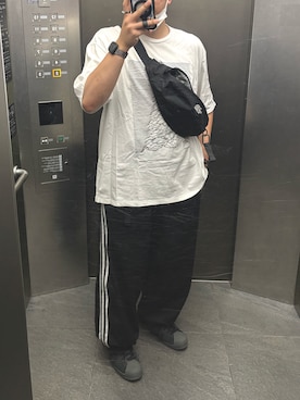 「Y-3(ワイスリー)のアイテム」を使った、ポチたまさん(メンズ・173cm)の夏コーディネート