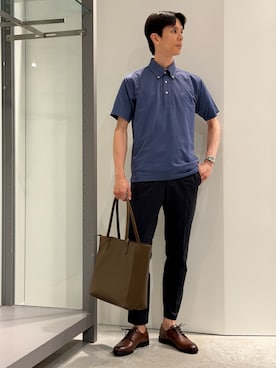 「ABAHOUSE GRAY（アバハウスグレイ）のアイテム」を使った、BJさん（メンズ・178cm）の夏コーディネート