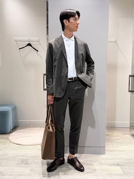「アイテム（セットアップ）」を使った、BJさん（メンズ・178cm）の夏コーディネート