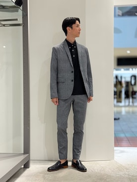 「アイテム（セットアップ）」を使った、BJさん（メンズ・178cm）の夏コーディネート