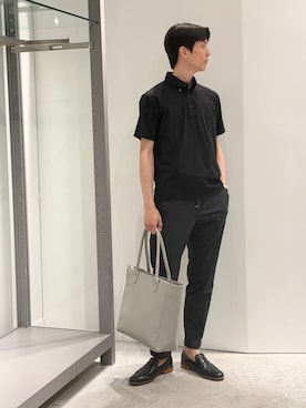 「ABAHOUSE GRAY（アバハウスグレイ）のアイテム」を使った、BJさん（メンズ・178cm）の夏コーディネート