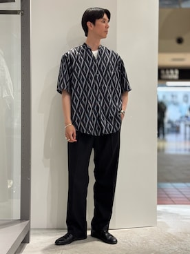 「半袖シャツコーデ」｜BJさん（メンズ・178cm）の夏コーディネート