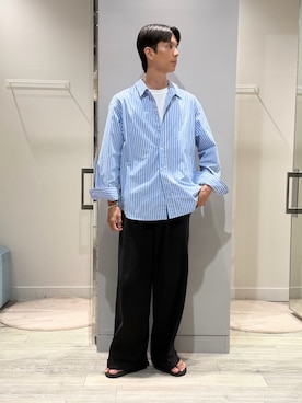 「ABAHOUSE（アバハウス）のアイテム」を使った、BJさん（メンズ・178cm）の夏コーディネート