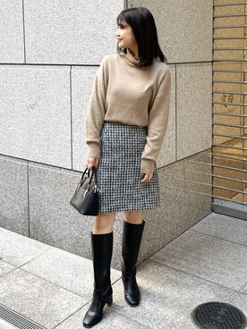MAMIさん（レディース・156cm）の冬コーディネート