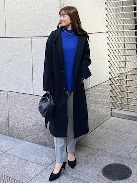 「マイベストコーデ2022」｜「アイテム（その他アウター）」を使った、MAMIさん（レディース・156cm）の冬コーディネート