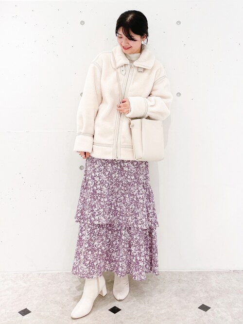 Rope Picnic ららぽーとexpo Citymamiさんのムートンコートを使ったコーディネート Zozotown
