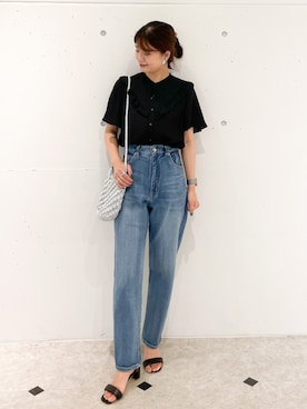 「シルバー」｜「アイテム（パンツ）」を使った、MAMIさん（レディース・156cm）の夏コーディネート